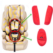 Baby Kids Stroller Seat Safety Belt Shoulder Strap Cover Holder Set Children Protective Set Stroller Car Accessories 2024 - купить недорого