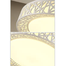 LED Ceiling Light Bird Nest Round Lamp Modern Fixtures For Living Room Bedroom Kitchen HUG-Deals 2024 - buy cheap