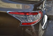 Free Shipping Chromed Rear Tail Light Lamp Cover Trim For Nissan Sentra Sylphy 2012 2013-2018 2024 - buy cheap