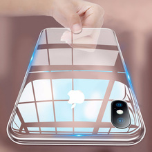 Ультратонкий Прозрачный чехол LOVECOM для iPhone XR XS Max 6 6S 7 8 Plus X, деловой прозрачный Ударопрочный Мягкий ТПУ чехол для задней панели телефона 2024 - купить недорого