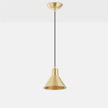 post-modern luxury copper pendant lamp creative restaurant bedroom bedside luminaire designer bucket chandelier 2024 - buy cheap