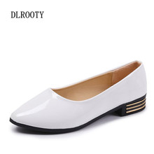 Women Pumps High Heels Shoes 3 CM Shallow 2018 Autumn Fashion Pointed Toe Sweet Platform Work Casual Solid Comfortable 2024 - buy cheap