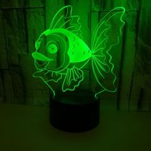 Manufacturers Direct Sales Of Fish 3d Led Night Desk Lamp Bedside Learning Lighting Decorative Creative 3d Table Lamp 2024 - buy cheap