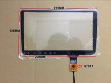 Tela capacitiva touch screen ic: gt911 6pin para carro android, painel de toque, 215*152mm, 9 polegadas 2024 - compre barato