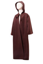 Estrela cosplay jedi cavaleiro traje obi wan kenobi crianças criança capa manto manto halloween carnaval fantasias cosplay 2024 - compre barato