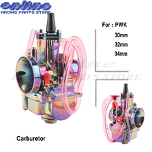 28 30 32 34mm Motorcycle PWK Carburetor Carburador Carb for 110cc - 250cc 2T 4T two stroke Engine Scooter Dirt Pit Bike colorful 2024 - buy cheap