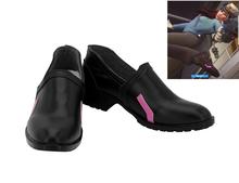 OW DVA-zapatos de polipiel para mujer, botas de PU, color negro, para Cosplay, de cualquier tamaño 2024 - compra barato