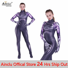 Ainclu New Alita Cosplay Costumes 3D Printed  Spandex Alita: Battle Angel Halloween Zentai Bodysuits for Women/Female/Girls 2024 - buy cheap