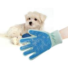 Кошачьи перчатки для удаления волос щетка для ухода за домашними собаками щетка для удаления волос гребень перчатки для чистки массажные перчатки для животных 2024 - купить недорого