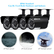 KKmoon-sistema de seguridad para el hogar, Kit de cámaras CCTV impermeables AHD 720P, IR CUT Color CMOS, 4 Uds. 2024 - compra barato