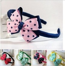 Retail 1pcs Fashion Girl pink flower hair clasp baby girl headwear children hair ornament  hiarband-18 2024 - buy cheap