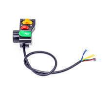 Universal motocicleta atv bicicleta scooter 7/8 "interruptor chifre sinais de volta farol on/off triplo moto switches acessórios do motor 2024 - compre barato