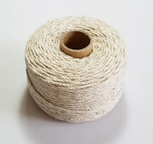 Cordas de fio de algodão 100% natural 80m/rolo artesanal, acessórios diy 2024 - compre barato