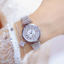 Reloj de pulsera de cuarzo de lujo para mujer, cronógrafo informal de acero inoxidable, con fecha, de cristal, a la moda 2024 - compra barato