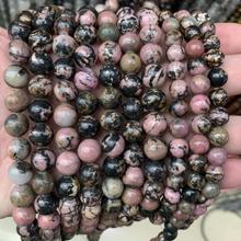 Rhodonite pedra natural grânulos de pedras preciosas naturais DIY contas solta pérolas para a jóia fazendo strand 15 "por atacado! 2024 - compre barato