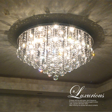 Lámpara de techo de cristal moderna de lujo, bombillas LED de alta calidad para sala de estar, Hotel, pasillo y pasillo, incluidas 2024 - compra barato