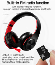 Fone de ouvido fm com suporte sd e microfone para celular 2024 - compre barato