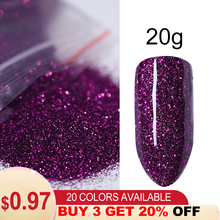 20g/Bag Nail Pigment Powder Nail Art Glitter Dust Shining Shimmer Gold Red Nail Powder Dust 3D  Nail Art Decorations 2024 - buy cheap