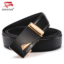 DINISITON Men's Belt Genuine Leather Business Strap Male Belts For Men Fashion Vintage Automatic Buckle For Jeans LZD005-6 2024 - buy cheap