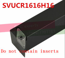 SVUCR1616H16 16*16 мм токарный станок для резки металла токарный станок с ЧПУ токарные инструменты Внешний токарный инструмент держатель s-типа SVUCR/L 2024 - купить недорого
