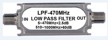 Filtro de paso bajo CATV, conector tipo F LPF ~ 470MHZ 2024 - compra barato