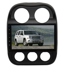 10,1-дюймовый автомобильный DVD на основе Android GPS 8,0 7,1 радио, автонавигация для JEEP COMPASS Патриот 2007, deckless 4G RAM 32G ROM 2024 - купить недорого