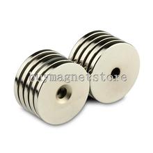 2pcs N50 Super Strong Round Neodymium Countersunk Ring Magnets 30 x 3 mm Hole: 5mm Rare Earth Wholesale  Neod 2024 - buy cheap
