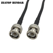 Conector macho BNC a macho, Cable de extensión RF RG58/LMR195, conector Coaxial en espiral, 20CM, 30CM, 50CM, 1M, 2M, 3M, 5M, 10M, 5 uds. 2024 - compra barato