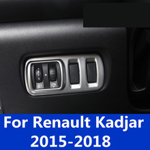 Lentejuelas para ajuste de faros delanteros de coche, marco decorativo para decoración Interior de Renault Kadjar 2015-2018, accesorios para automóviles 2024 - compra barato