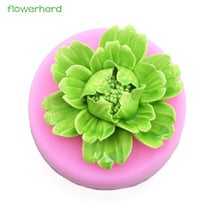 Molde de silicona para jabón líquido 3D, utensilio para decoración de tortas con Fondant, plantas y flores, hecho a mano 2024 - compra barato