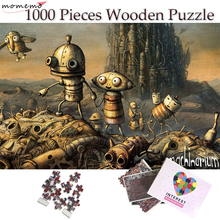 MOMEMO Robot World Igsaw Puzzle Fantasy Scene Pattern Wooden Puzzle 1000 Pieces Toys for Children Adults Teenagers Puzzle Games 2024 - buy cheap