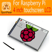 Tela de lcd para raspberry pi 3 model b/4b/2b/b +/a +/b, módulo de exibição de 4 polegadas, tela sensível ao toque 480*320 2024 - compre barato