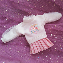 Blyth-ropa de muñeca, suéter de manga larga + falda para Azone, Licca, Pullip, sudadera blyth, Tops, para muñecas de escala 1/6, accesorios de ropa 2024 - compra barato