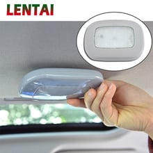 LENTAI luz de lectura LED de coche maletero de techo lámpara DIY con pegatinas para Ford Focus 2 3 VW Passat B6 B5 B7 Toyota Avensis Skoda 2024 - compra barato