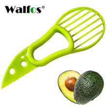 WALFOS кухонные овощерезки 3 в 1, нож для резки авокадо, масло ши, Овощечистка, резак для фруктов, разделитель целлюлозы, пластиковый нож 2022 - купить недорого