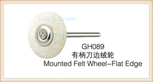 50 pcs Mounted Felt Wheel-Flat FG2.35mm, Polishing Wheel GH089, jewelry equipment tools 2024 - buy cheap