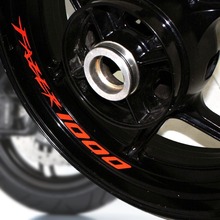 Adesivos à prova d'água para rodas de motocicleta, 8x, alta qualidade, listras de aro, para yamaha, fazer1000 fazer 1000, faze r1000 2024 - compre barato