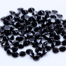 0,8-4 мм 1000 шт AAAAA + черный цвет CZ камень круглые бусины кубического циркония синтетические драгоценные камни для ювелирных изделий 2024 - купить недорого