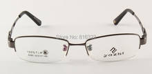 100% Luxury Titanium Men Eyeglass Frames Gray Glasses Half-Rim Eyeglasses Optic 2024 - buy cheap