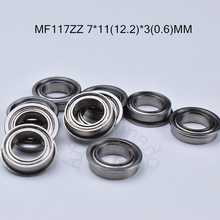 MF117ZZ LF-1170ZZ F677ZZ  7*11(12.2)*3(0.6)MM 10pieces free shipping ABEC-5 Flange bearings chrome steel bearing 2024 - buy cheap