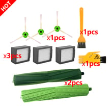 Kit de repuestos para aspiradora iRobot Roomba Serie I, 3 filtros Hepa, 3 Cepillo Lateral y 2 cepillos para Robot aspirador i7 E5 E6 2024 - compra barato