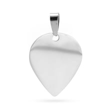 50pcs Guitar pick water drop Pendant high polish jewelry diy fittings Necklace Pendant for women stainless steel wholesale 2024 - buy cheap