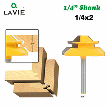 LA VIE 1/4" Shank Medium Lock Milter Router Bit 45 Degree 3/4" Stock Tenon Cutter For Woodworking Tools Milling Bits 2024 - buy cheap