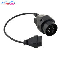 2021 20pin obd ii adaptador para bm 20 pinos para obd2 16 pinos conector fêmea e36 e39 x5 z3 para B-M-W-20pin novo transporte de queda 2024 - compre barato