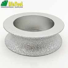 SHDIATOOL 75mmx20MM Vacuum Brazed Diamond Grinding Wheel for Half-Round Profile Wheel Edge Grinding Discs FOR Marble Granite 2024 - buy cheap