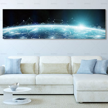 Lienzo pintura arte impresión imagen cielo estrellado carteles en la pared arte pintura universo paisaje arte decoración del hogar 2024 - compra barato