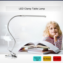 LED Table Lamp USB Clip Office Flexible Adjustable Desk Lamp Eye-protected Long Life Book Lamp Led Light 2-Level Brightness 2024 - buy cheap