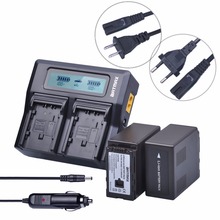 2Pcs 6000mAh VW-VBG6 VWVBG6 VBG6 VW-VBG6GK Batteries +Ultra Fast LCD Dual Charger Kits for Panasonic AG-AC160A, AG-AC7, AG-AC130 2024 - купить недорого