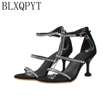 BLXQPYT Big size 33-48 sandals women shoes High Heels 7.5cm Sexy Dancing Party Wedding Woman Pumps Shoes Zapatos De Mujer M603-2 2024 - buy cheap