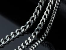 on sale 10pcs Lot of Stainless Steel Fashion Curb  Link Chain  Necklace Thin 4.5mm 21.6'' unisex 2024 - buy cheap